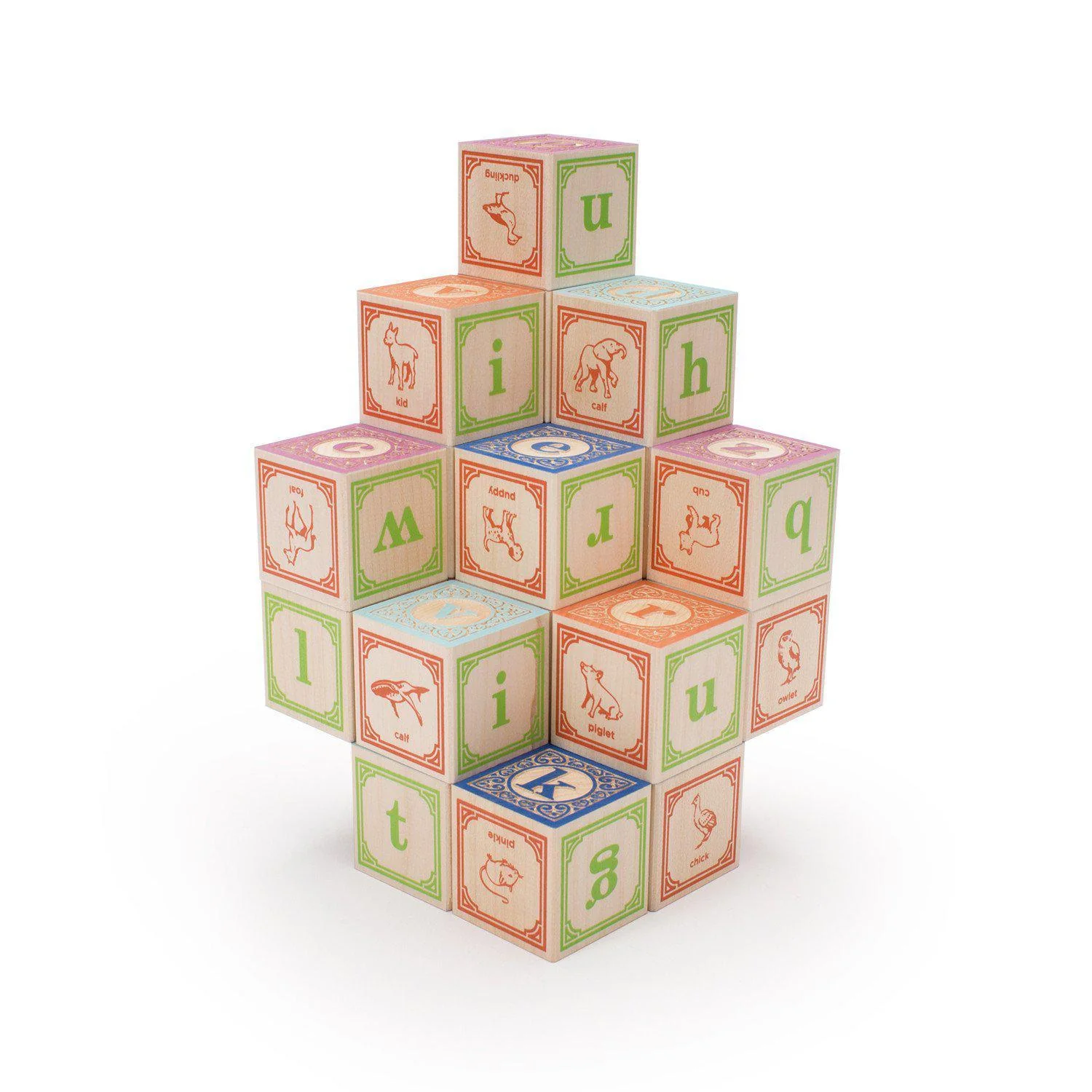 Uncle Goose Classic ABC Blocks - Image 4