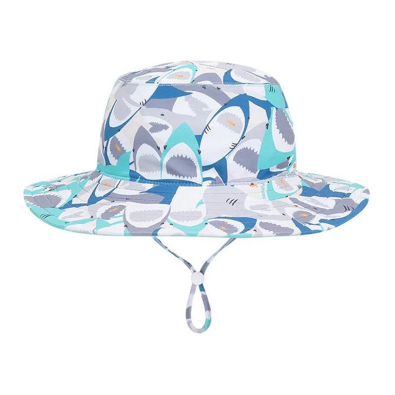 Kooringal Kids Baby Boy's Bucket Swim Hat - Chomp (0 - 24 Months)