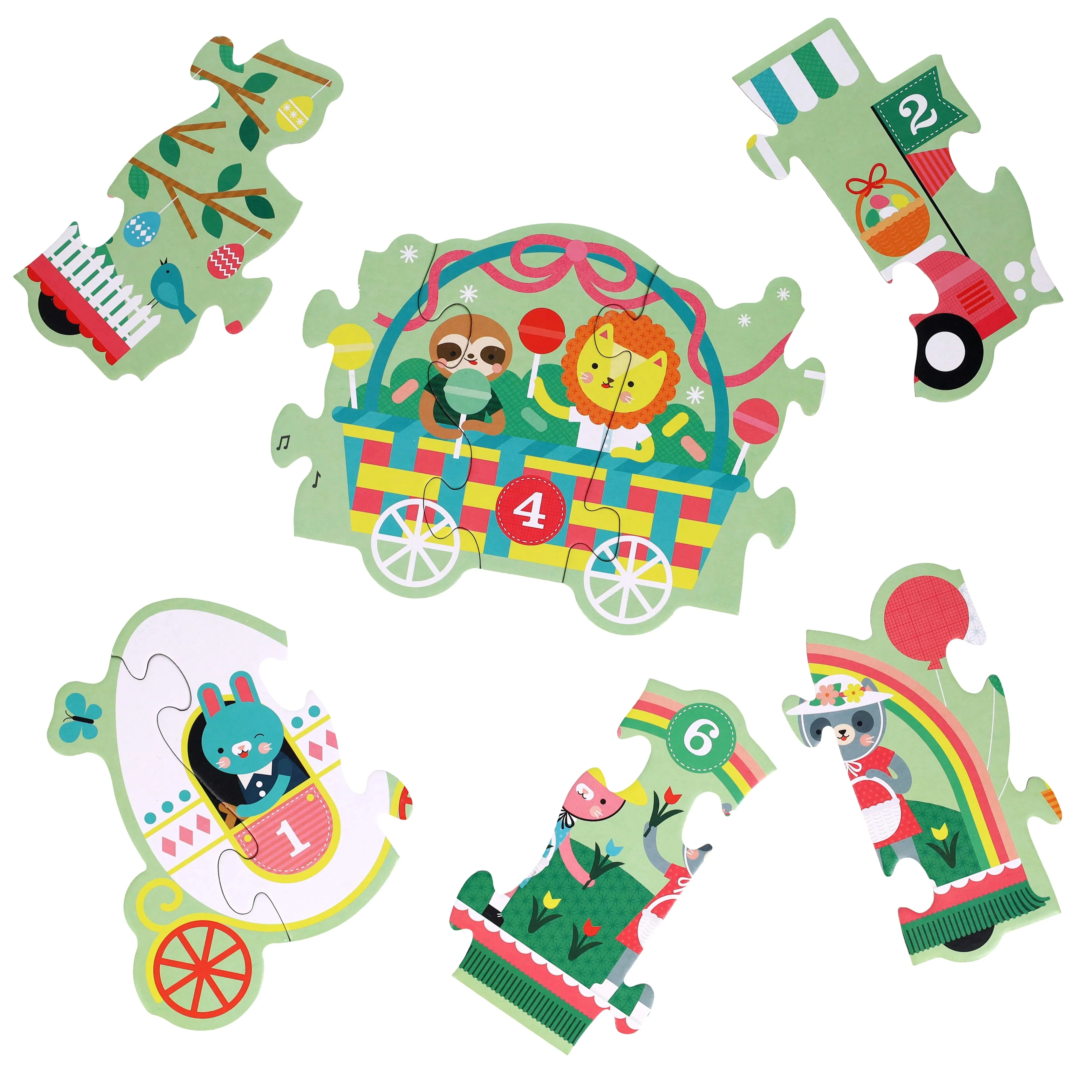 Easter Parade Shaped Floor Puzzle - Image 2