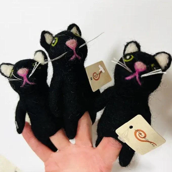 Felted Wool Finger Puppets from The Winding Road - Image 4