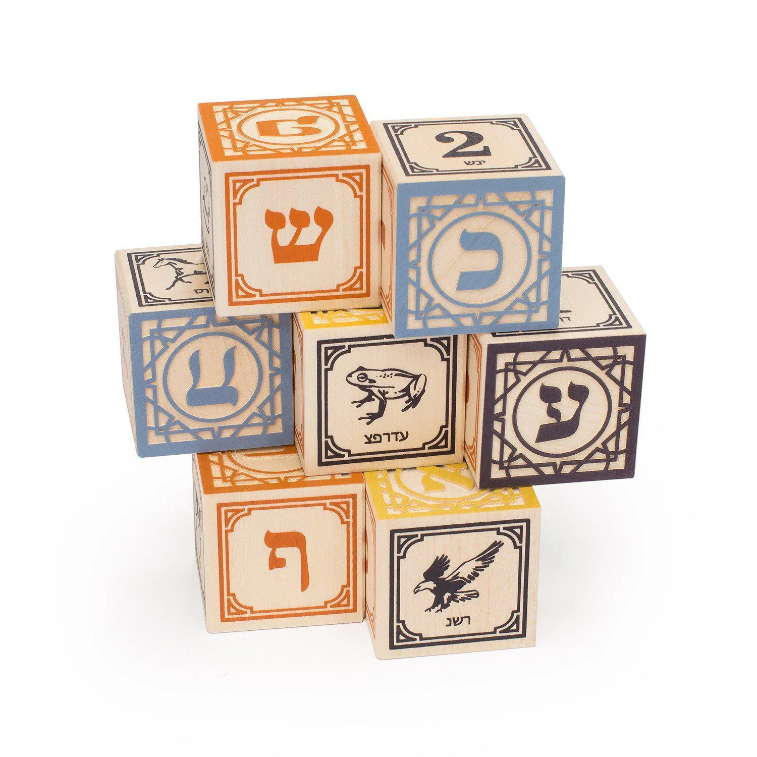 Uncle Goose Foreign Language Alphabet Blocks