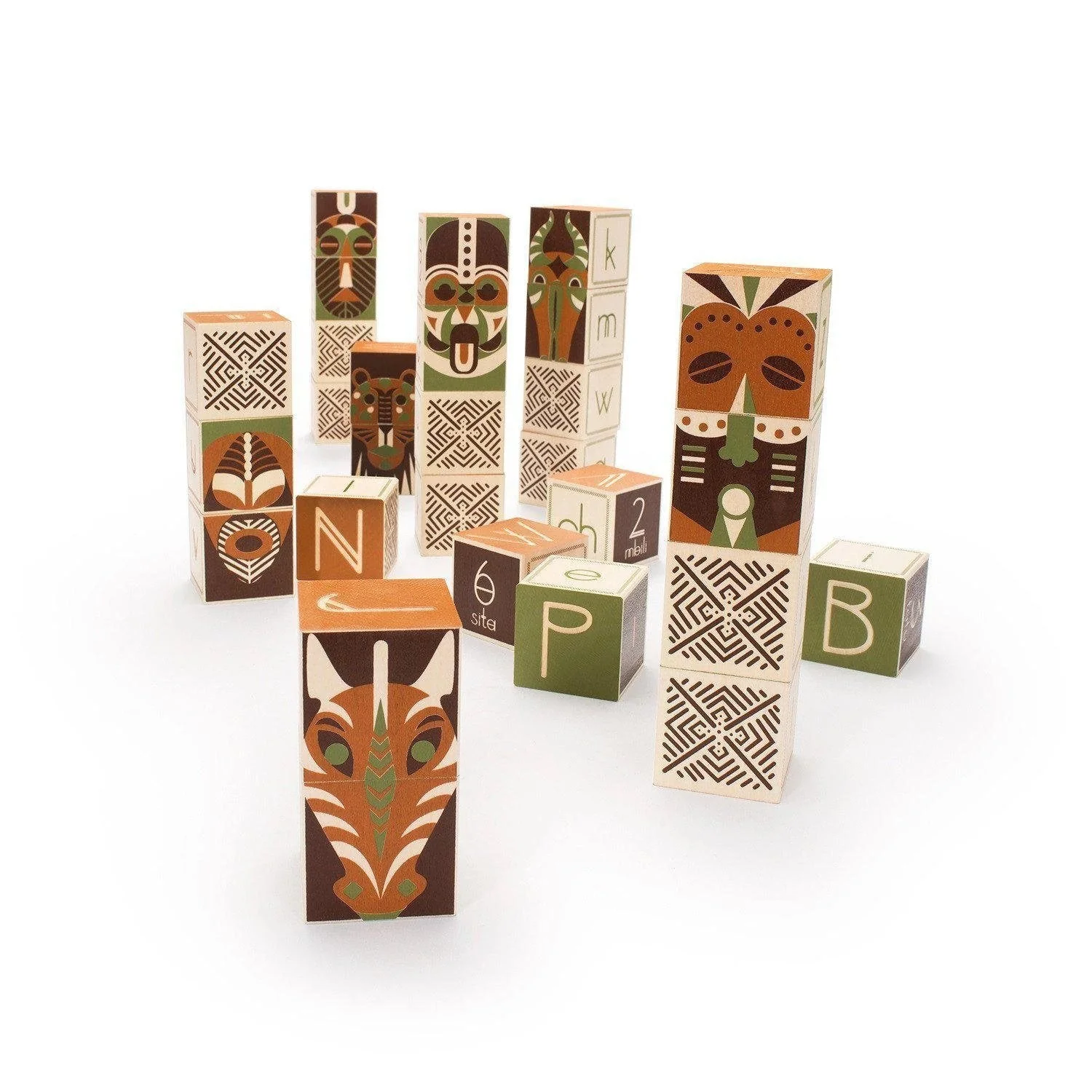Uncle Goose Foreign Language Alphabet Blocks - Image 22