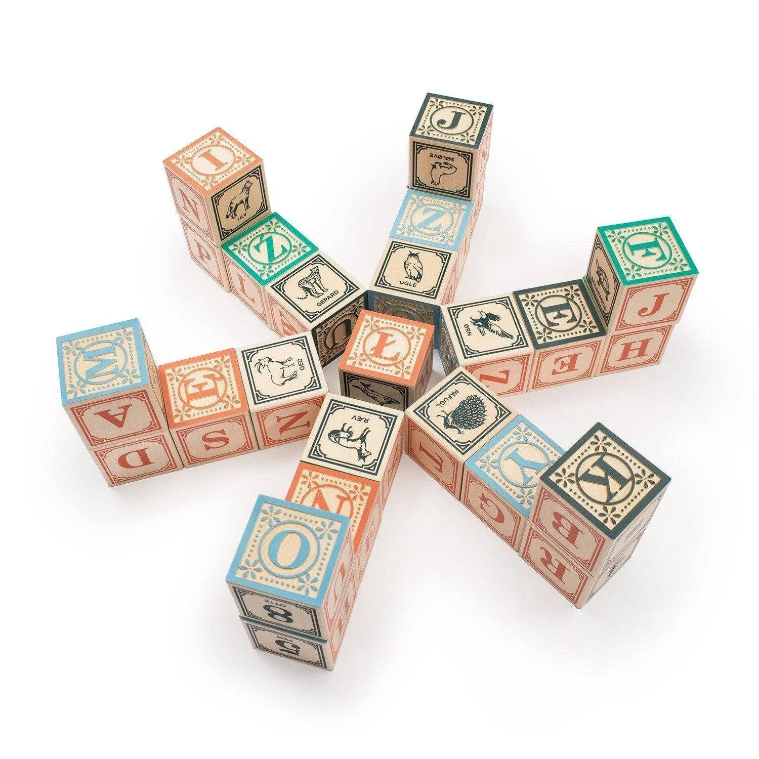 Uncle Goose Foreign Language Alphabet Blocks - Image 5