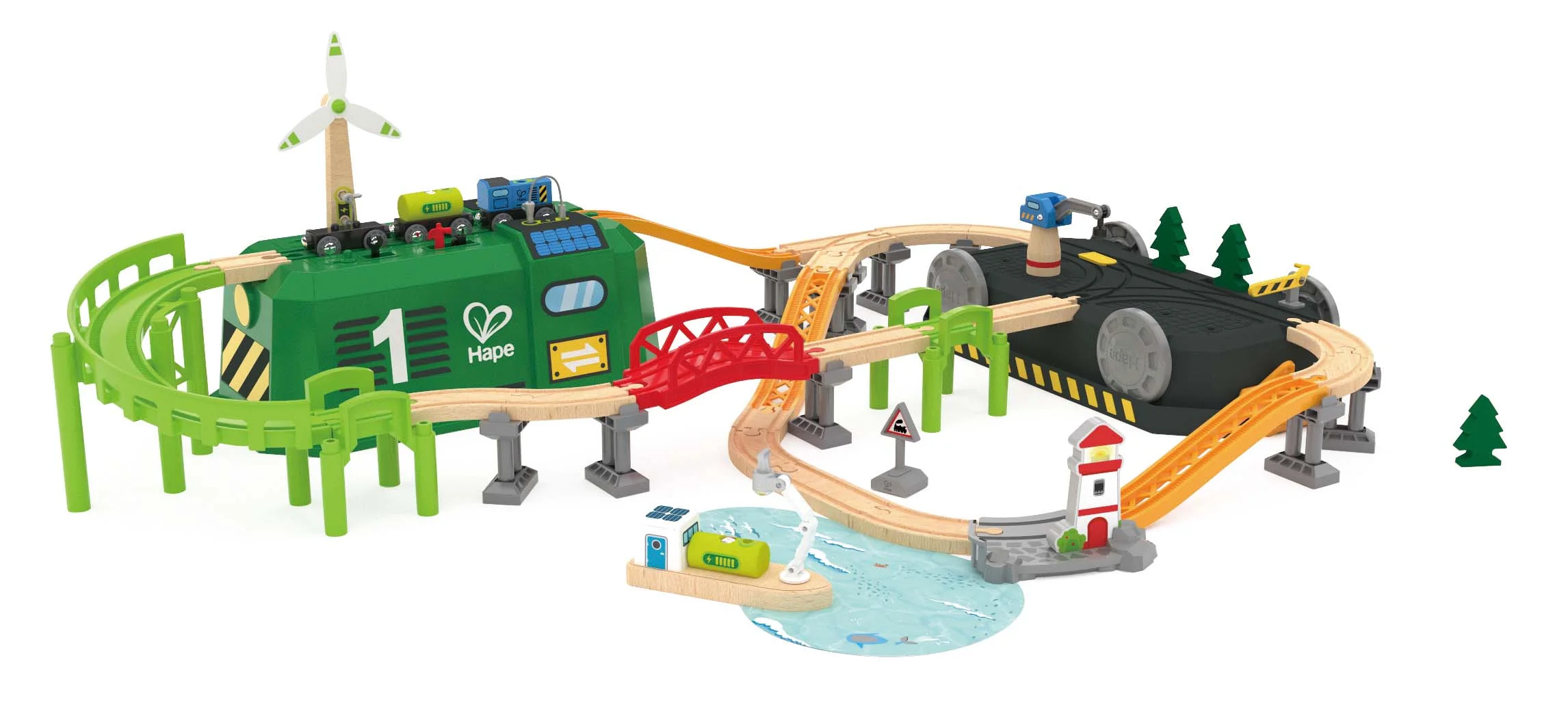 Hape Eco Energy Train Bucket Set - Image 2