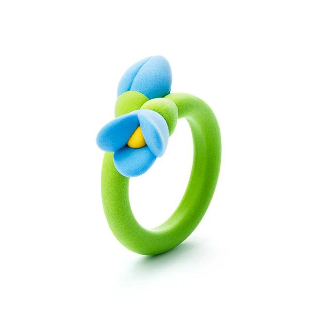 Hey Clay Bijou Flower Rings - Image 3