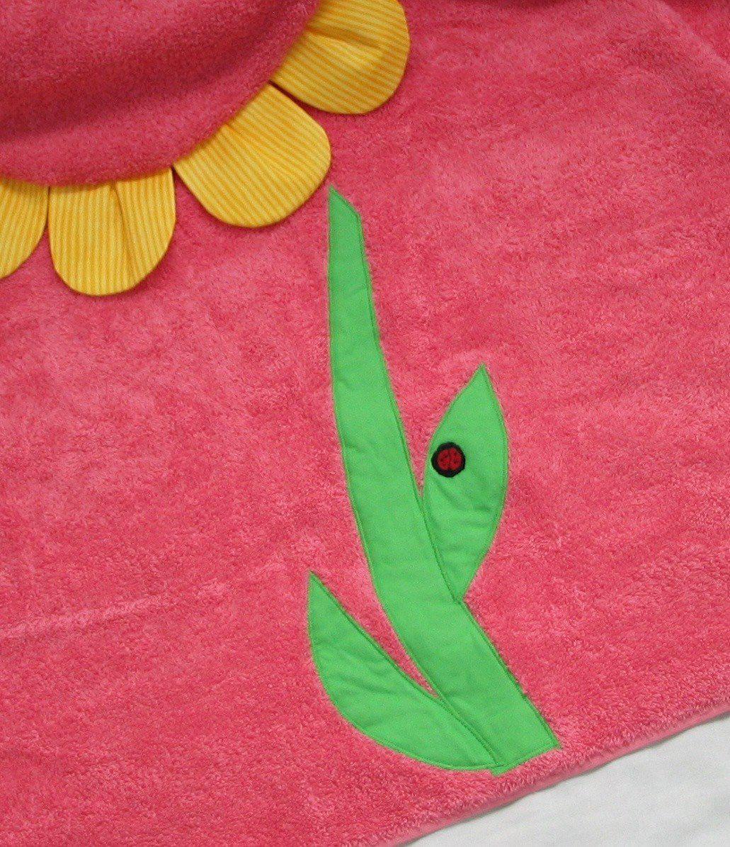 Hooded Bath Towel - Flower - Image 3