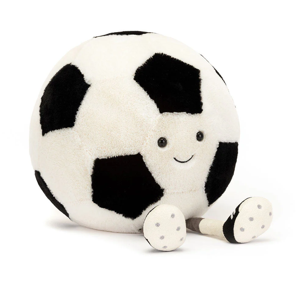 JellyCat Amuseable Sports Soccer Ball Plush