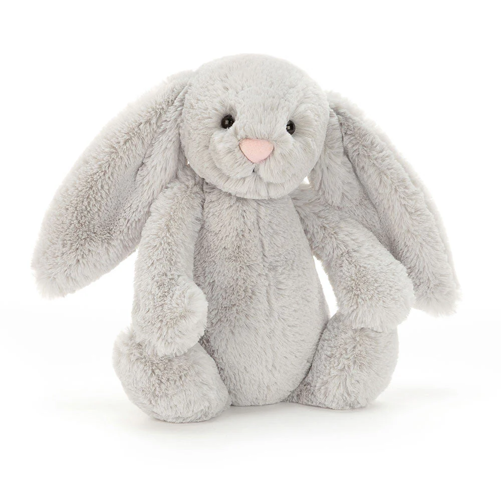 JellyCat Bashful Silver (Grey) Bunny Plush