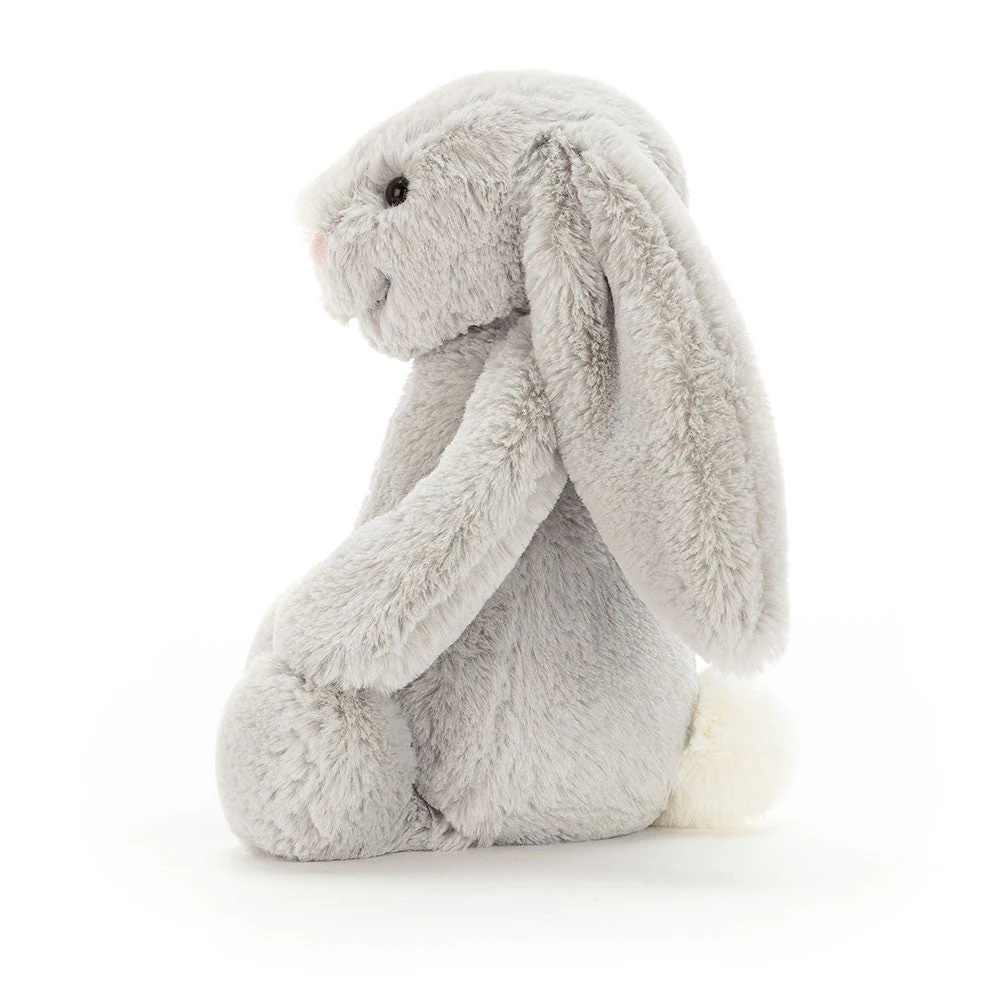 JellyCat Bashful Silver (Grey) Bunny Plush - Image 2