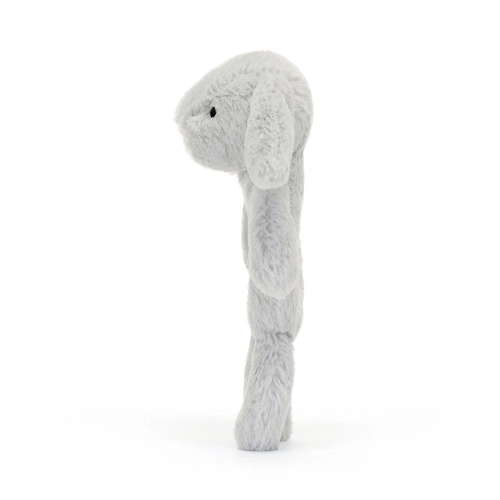 JellyCat Bashful Grey Bunny Ring Rattle - Image 2
