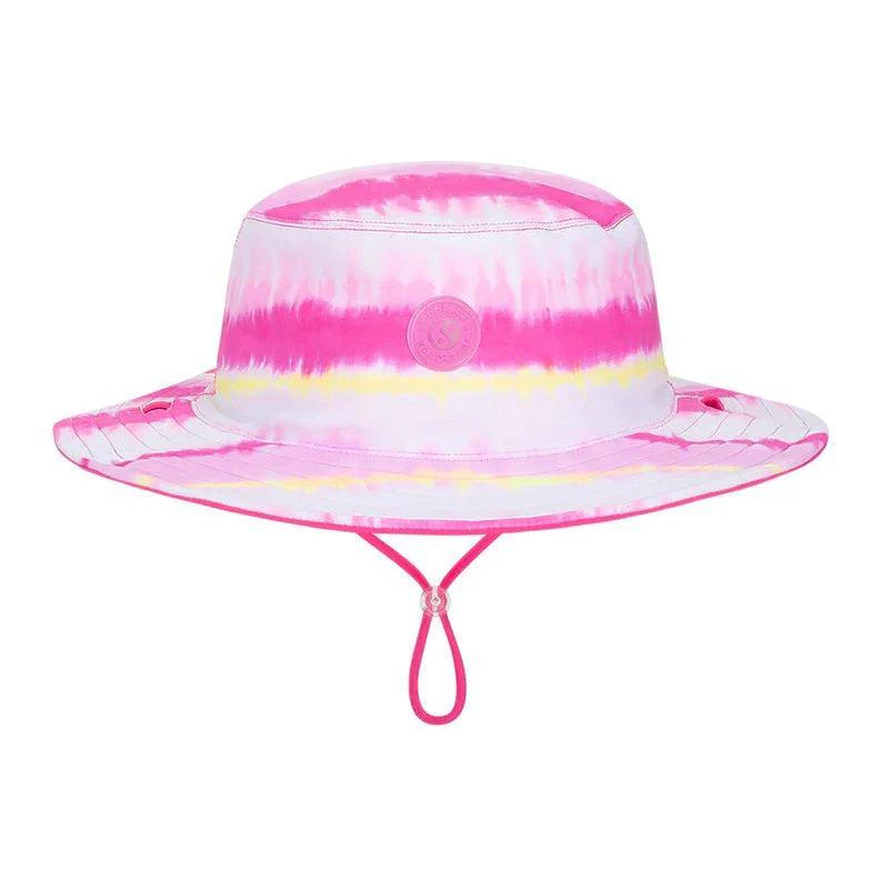 Kooringal Kids Girl's Wide Brim Swim Hat - Streaky Bay (2 Years & Up)
