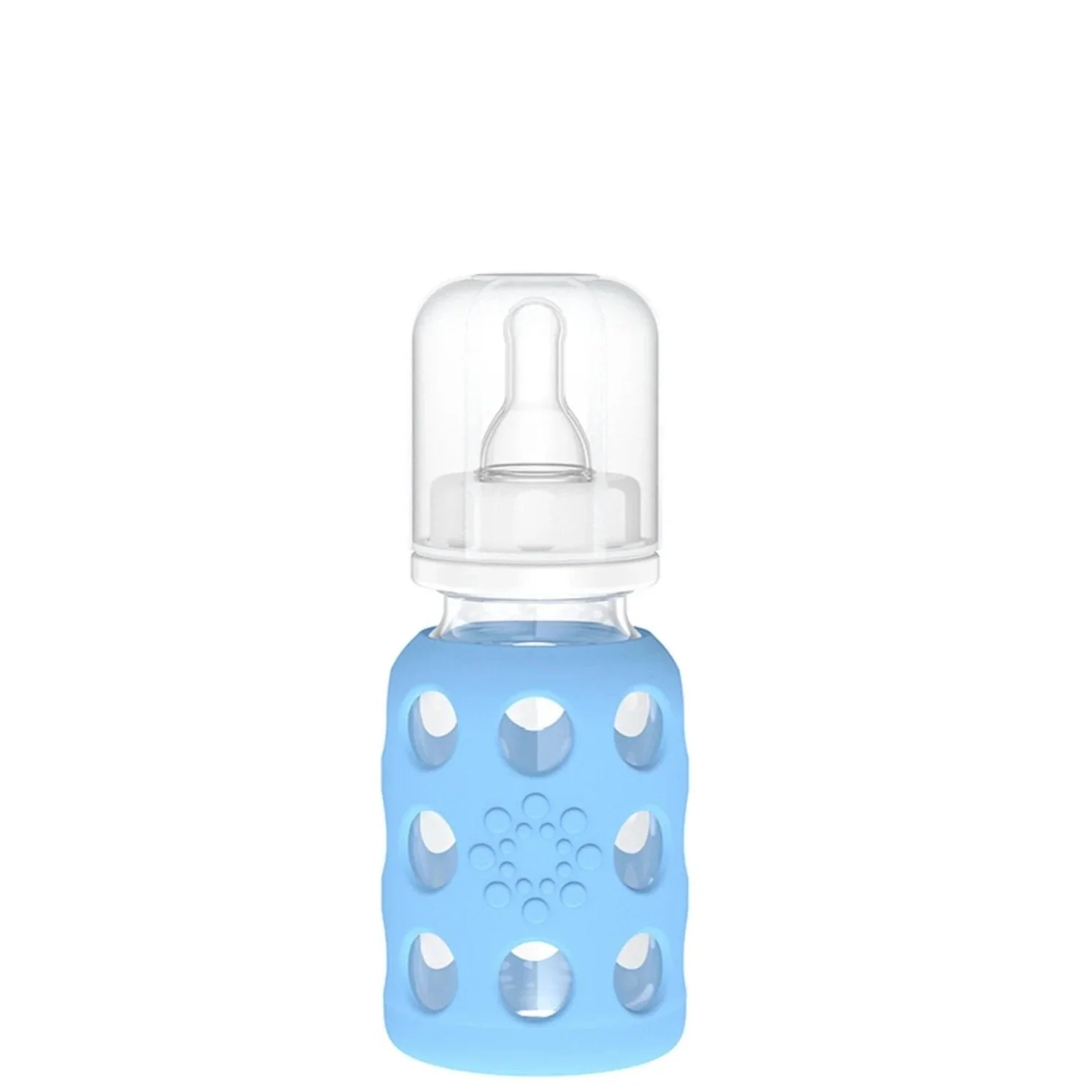 Lifefactory 4 oz Glass Baby Bottles with Silicone Sleeve - Image 5