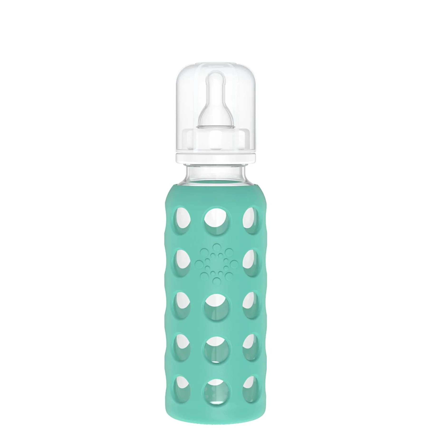 Lifefactory 9 oz Glass Baby Bottles with Silicone Sleeve - Image 3