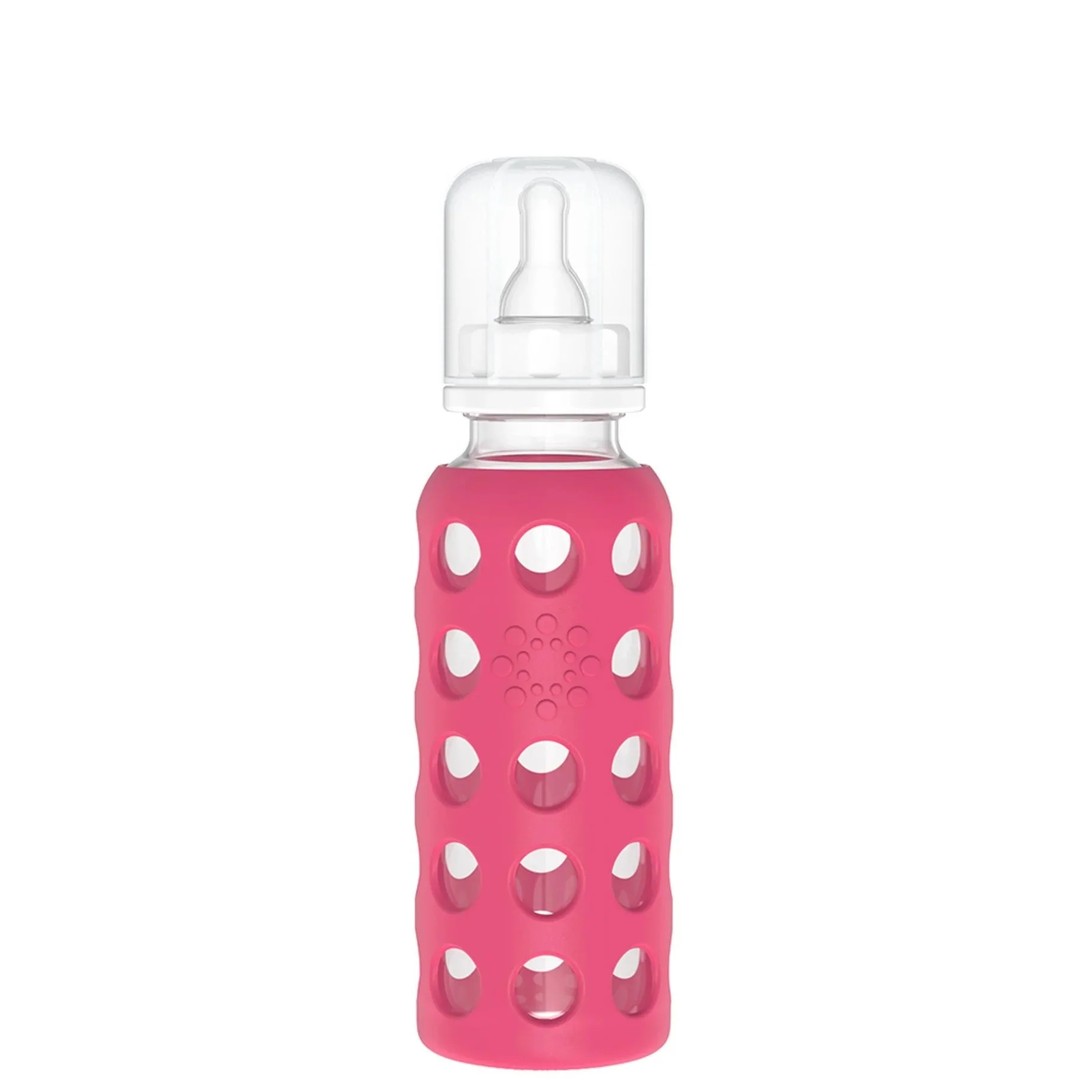 Lifefactory 9 oz Glass Baby Bottles with Silicone Sleeve - Image 5