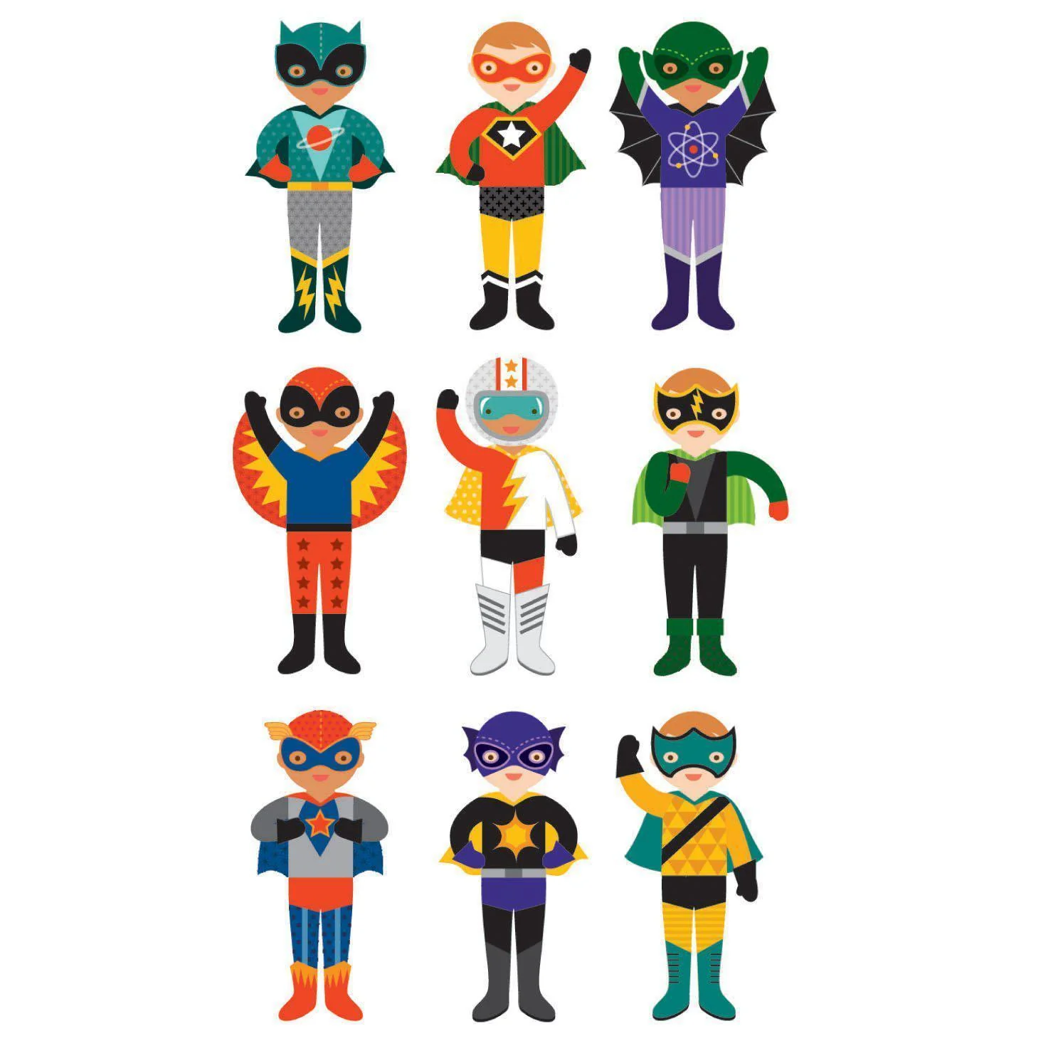 Magnetic Dress Up Dolls: Superheroes - Image 3