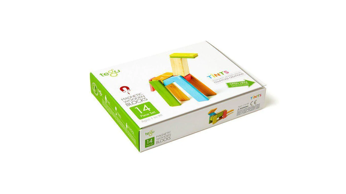 Tegu 14-Piece Magnetic Wooden Block Set - Image 6