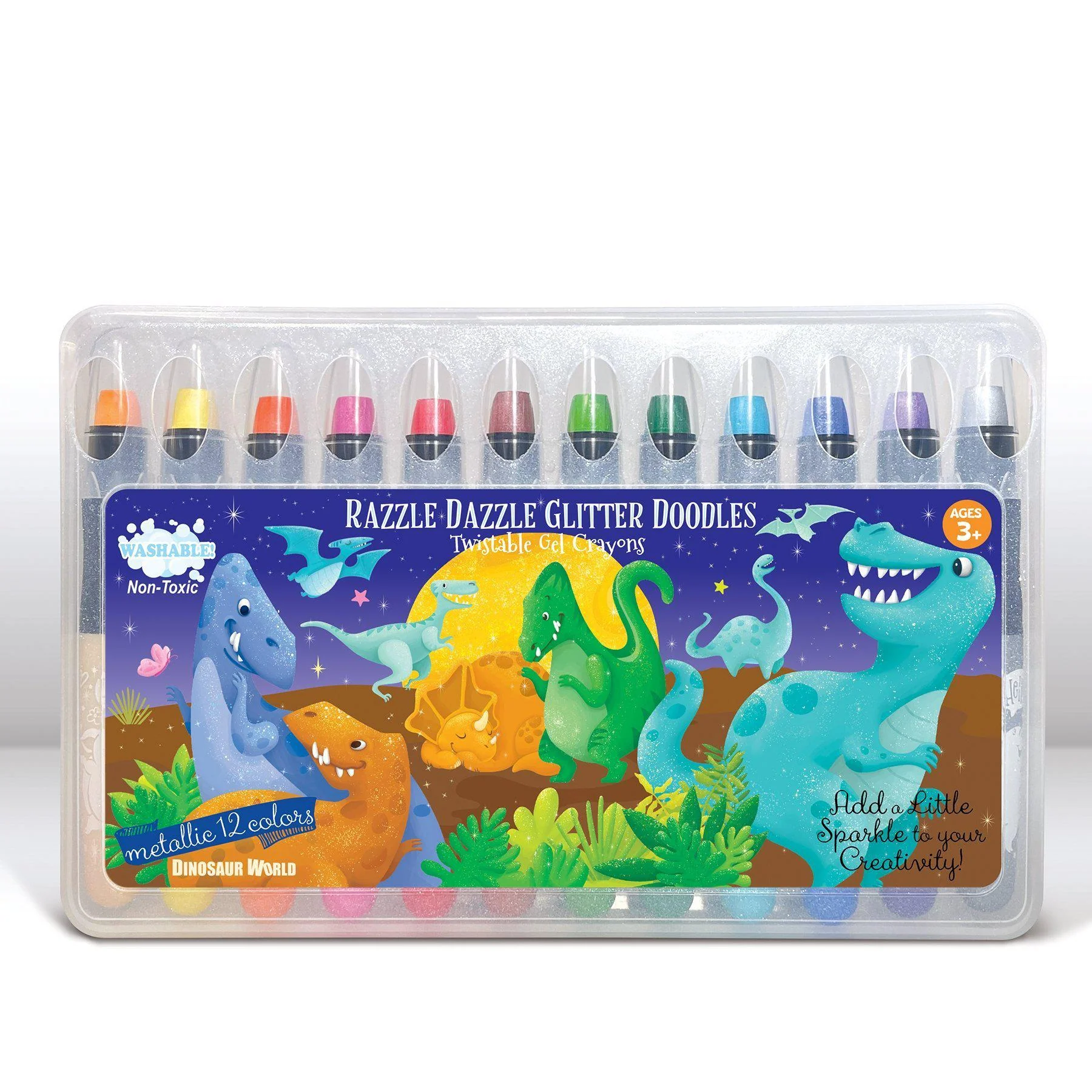 The Piggy Story Glitter Doodle Gel Crayons - Image 2