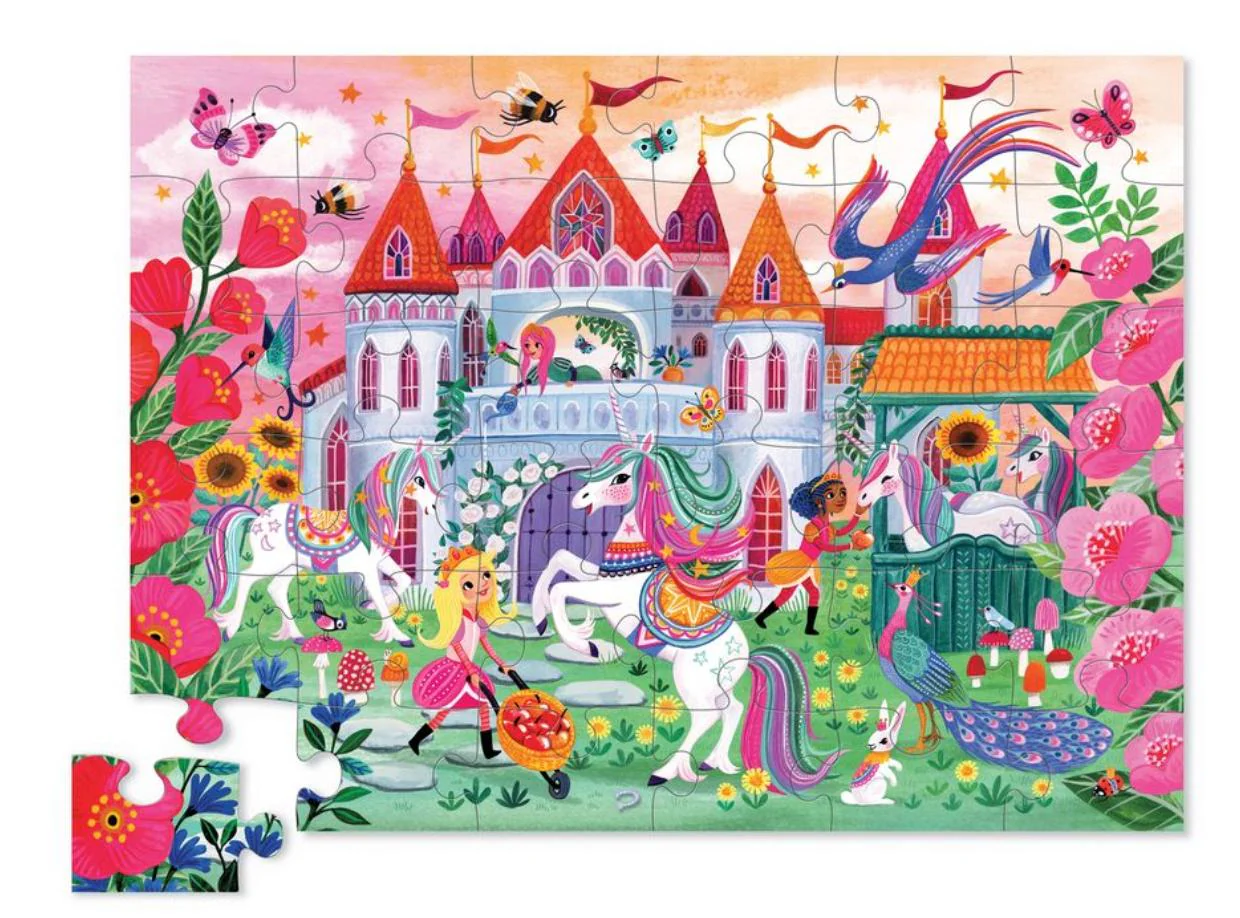 Unicorn Castle 36-Piece Floor Puzzle - Image 2