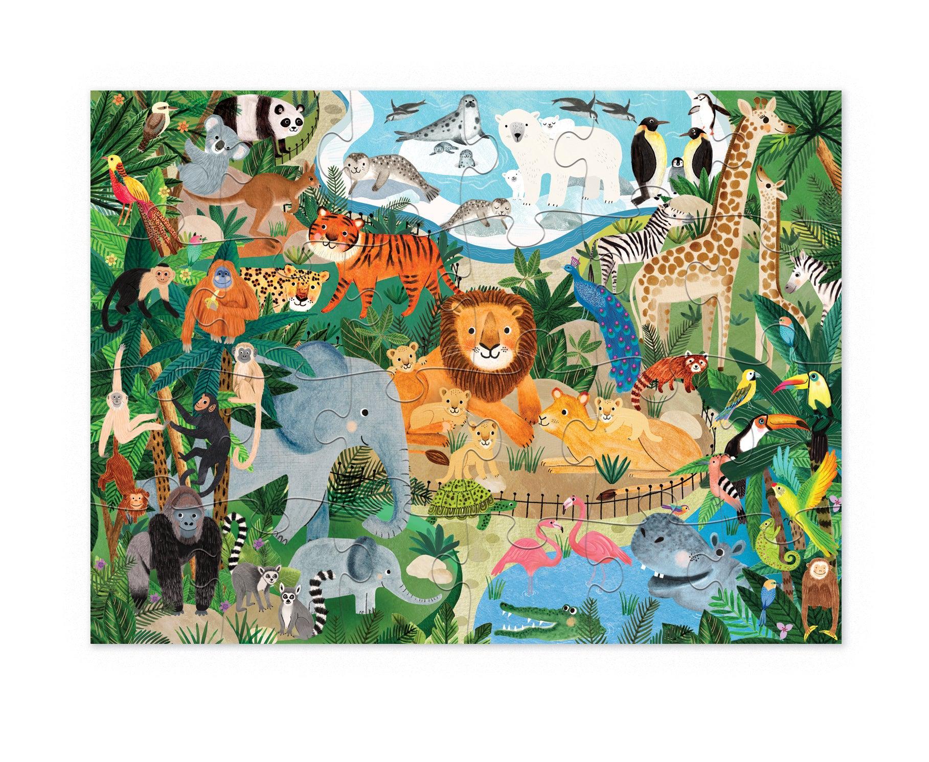 Zoo 24-Piece Little Building Puzzle - Image 2